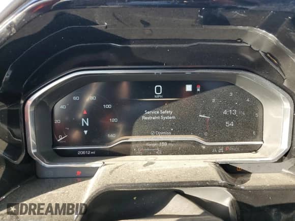 2022 GMC Sierra 1500 SLT with VIN 1GTUUDED1NZ547936, listed as a Copart auction lot 46865155 with 20,612 mi miles and Salvage title. Bid and sale history available at DreamBid. Image 9.