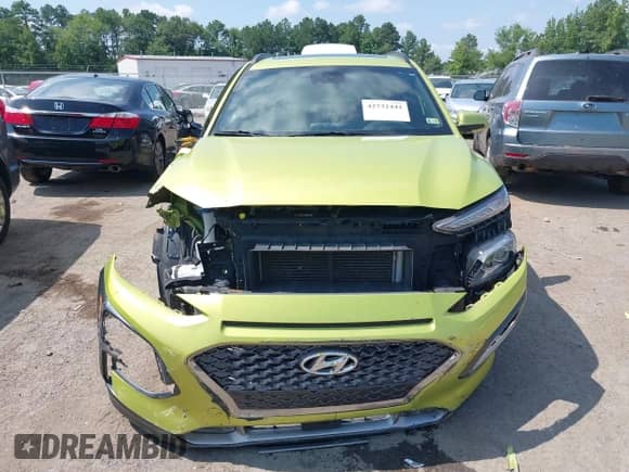 2019 Hyundai Kona Ultimate with VIN KM8K53A58KU381707, listed as a IAAI auction lot 42732442 with 80,530 mi miles and . Bid and sale history available at DreamBid. Image 12.