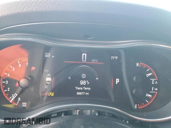 2017 Dodge Durango GT with VIN 1C4RDHDG0HC780688, listed as a Copart auction lot 83849955 with 36,977 mi miles and Salvage title. Bid and sale history available at DreamBid. Image 9.