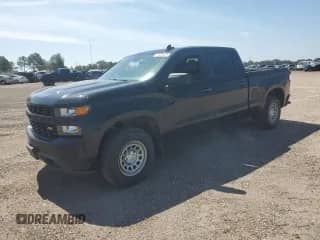 2019 Chevrolet Silverado 1500 Work Truck with VIN 1GCUYAEF8KZ379082, listed as a Copart auction lot 80266995 with 157,690 mi miles and Clean title. Bid and sale history available at DreamBid. Image 1.