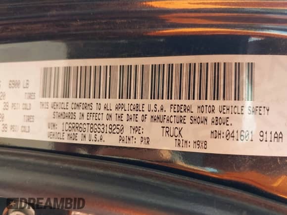 2016 Ram 1500 SLT z VIN 1C6RR6GT8GS319250, wystawiony jako IAAI lot #43007596 z przebiegiem 101 977 mil mil oraz . Historia ofert i sprzedaży dostępna na DreamBid. Obrazek 9.