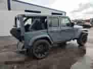 2025 Jeep Wrangler Sahara with VIN 1C4RJXP67SW600277, listed as a Copart auction lot 80646555 with 5,389 mi miles and Clean title. Bid and sale history available at DreamBid. Image 3.