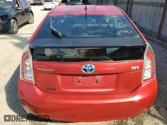2014 Toyota Prius Two with VIN JTDKN3DU4E1770695, listed as a Copart auction lot 83753635 with 252,530 mi miles and Salvage title. Bid and sale history available at DreamBid. Image 6.