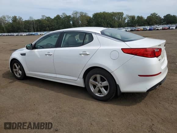 2015 Kia Optima LX z VIN 5XXGM4A7XFG361703, wystawiony jako Copart lot #81389025 z przebiegiem 170 881 mil mil oraz Czysty tytuł • Clean title. Historia ofert i sprzedaży dostępna na DreamBid. Obrazek 2.