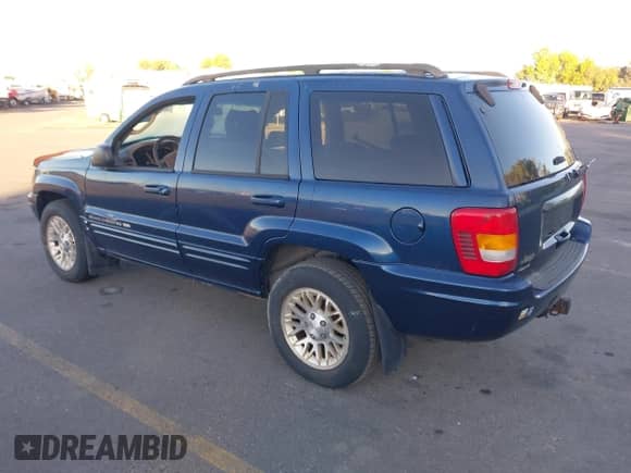 2002 Jeep Grand Cherokee Limited with VIN 1J4GW58N02C115476, listed as a IAAI auction lot 43394255 with Not provided miles and . Bid and sale history available at DreamBid. Image 3.