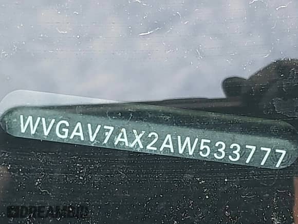 2010 Volkswagen Tiguan S с VIN WVGAV7AX2AW533777, выставлен на аукционе IAAI как лот 42110001 с пробегом 105 710 миль миль и . История ставок и продаж доступна на DreamBid. Изображение 9.