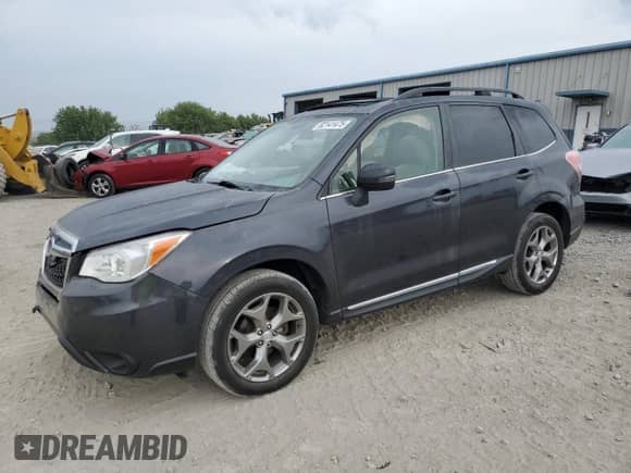 2016 Subaru Forester Touring with VIN JF2SJAXC1GH495477, listed as a Copart auction lot 82141475 with 80,870 mi miles and Salvage title. Bid and sale history available at DreamBid. Image 1.