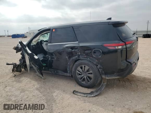 2022 Nissan Pathfinder S z VIN 5N1DR3AA3NC224672, wystawiony jako Copart lot #54626905 z przebiegiem Nie podano mil oraz Szkoda całkowita • Salvage title. Historia ofert i sprzedaży dostępna na DreamBid. Obrazek 2.