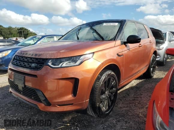 2020 Land Rover Discovery with VIN SALCM2GXXLH847218, listed as a Copart auction lot 78056704 with Not provided miles and Non repairable. Bid and sale history available at DreamBid. Image 1.