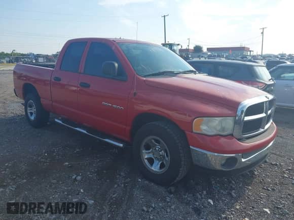 2005 Dodge 1500 SLT with VIN 1D7HA18N45S360203, listed as a IAAI auction lot 43001599 with Not provided miles and . Bid and sale history available at DreamBid. Image 1.