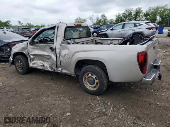2008 Chevrolet Colorado Work Truck with VIN 1GCCS149088206387, listed as a Copart auction lot 54710315 with 102,644 mi miles and Salvage title. Bid and sale history available at DreamBid. Image 2.