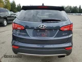 2015 Hyundai Santa Fe with VIN 5XYZU3LB4FG281703, listed as a Copart auction lot 82675985 with 125,644 mi miles and Clean title. Bid and sale history available at DreamBid. Image 6.