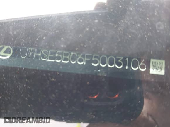 2015 Lexus RC 350 F Sport z VIN JTHSE5BC6F5003106, wystawiony jako IAAI lot #42452061 z przebiegiem 163 558 mil mil oraz . Historia ofert i sprzedaży dostępna na DreamBid. Obrazek 9.