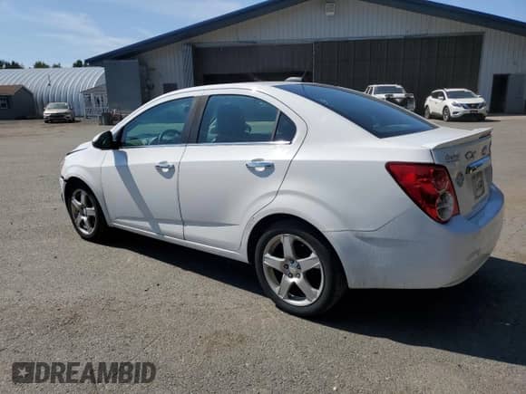 2015 Chevrolet Sonic LTZ with VIN 1G1JE5SBXF4192801, listed as a Copart auction lot 80323745 with 125,611 mi miles and Non repairable. Bid and sale history available at DreamBid. Image 2.
