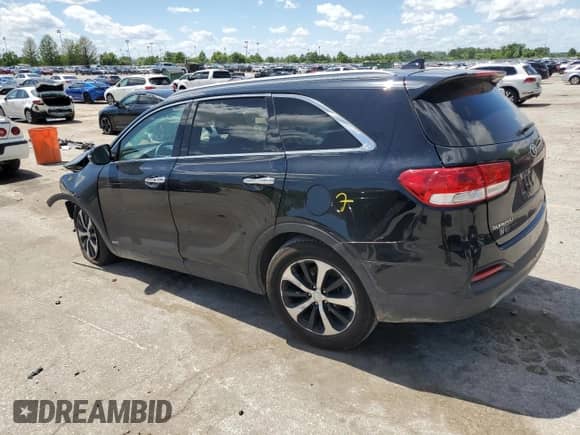 2018 Kia Sorento EX with VIN 5XYPHDA16JG359726, listed as a Copart auction lot 57122795 with 86,423 mi miles and Salvage title. Bid and sale history available at DreamBid. Image 2.