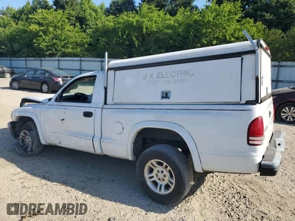 2004 Dodge Dakota with VIN 1D7FL16K14S554387, listed as a Copart auction lot 59397994 with Not provided miles and Salvage title. Bid and sale history available at DreamBid. Image 2.