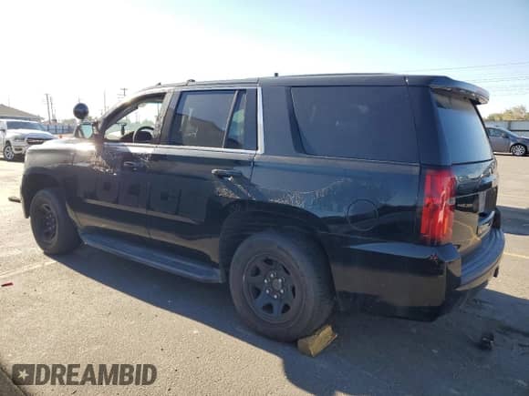2018 Chevrolet Tahoe Commercial with VIN 1GNSKDEC2JR290744, listed as a Copart auction lot 85391205 with Not provided miles and Clean title. Bid and sale history available at DreamBid. Image 2.
