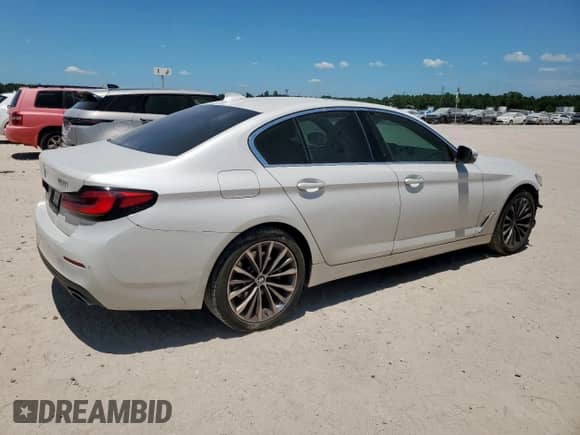 2022 BMW 5 Series 530i xDrive z VIN WBA13BJ06NWX58741, wystawiony jako Copart lot #66350425 z przebiegiem 47 959 mil mil oraz Szkoda całkowita • Salvage title. Historia ofert i sprzedaży dostępna na DreamBid. Obrazek 3.