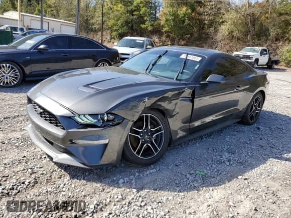 2018 Ford Mustang EcoBoost with VIN 1FA6P8TH2J5164933, listed as a Copart auction lot 82661865 with 117,209 mi miles and Salvage title. Bid and sale history available at DreamBid. Image 1.