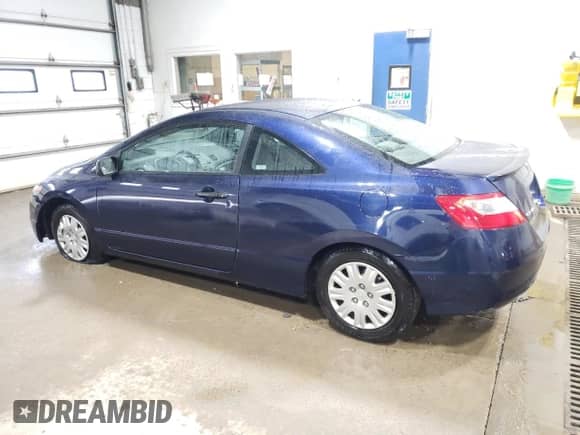 2008 Honda Civic with VIN 2HGFG11258H531327, listed as a Copart auction lot 52619715 with 70,800 mi miles and Non repairable. Bid and sale history available at DreamBid. Image 2.