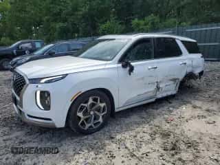 2022 Hyundai Palisade Calligraphy с VIN KM8R7DHE1NU386627, выставлен на аукционе Copart как лот 60686744 с пробегом 41 519 миль миль и Списание • Salvage title. История ставок и продаж доступна на DreamBid. Изображение 1.