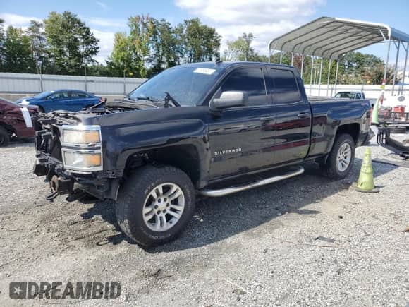 2014 Chevrolet Silverado 1500 LT z VIN 1GCVKREC5EZ263532, wystawiony jako Copart lot #71965465 z przebiegiem 156 056 mil mil oraz Szkoda całkowita • Salvage title. Historia ofert i sprzedaży dostępna na DreamBid. Obrazek 1.