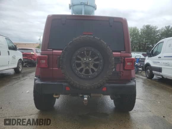 2021 Jeep Wrangler Unlimited Rubicon 392 с VIN 1C4JJXSJXMW821481, выставлен на аукционе Copart как лот 56646625 с пробегом 33 429 миль миль и Списание • Salvage title. История ставок и продаж доступна на DreamBid. Изображение 6.