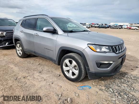 2021 Jeep Compass Latitude with VIN 3C4NJDBB6MT580274, listed as a Copart auction lot 63085195 with 80,474 mi miles and Clean title. Bid and sale history available at DreamBid. Image 4.