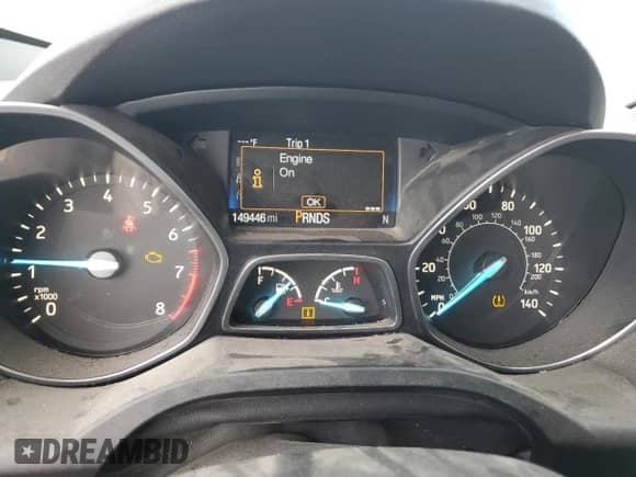 2017 Ford Escape Titanium with VIN 1FMCU9J91HUD60350, listed as a Copart auction lot 67822375 with 149,446 mi miles and Salvage title. Bid and sale history available at DreamBid. Image 9.