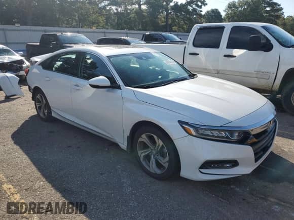 2020 Honda Accord EX-L with VIN 1HGCV1F58LA019757, listed as a Copart auction lot 84954105 with Not provided miles and Salvage title. Bid and sale history available at DreamBid. Image 4.