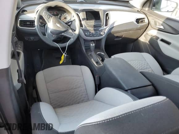 2020 Chevrolet Equinox LS with VIN 3GNAXHEV3LS555077, listed as a Copart auction lot 43713085 with 18,328 mi miles and Salvage title. Bid and sale history available at DreamBid. Image 8.