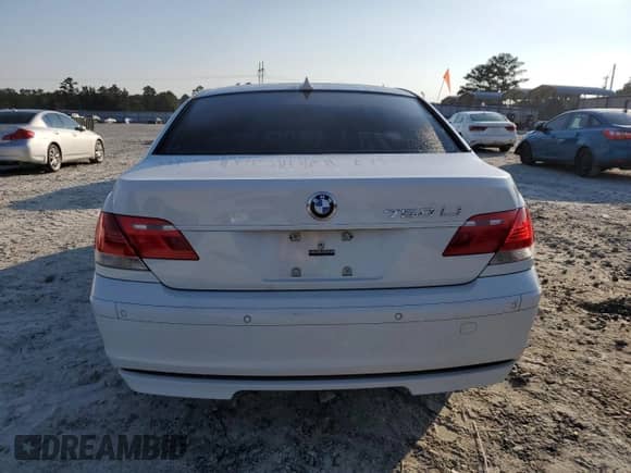 2008 BMW 7 Series 750Li z VIN WBAHN83548DT81153, wystawiony jako Copart lot #80121475 z przebiegiem 197 950 mil mil oraz Szkoda całkowita • Salvage title. Historia ofert i sprzedaży dostępna na DreamBid. Obrazek 6.