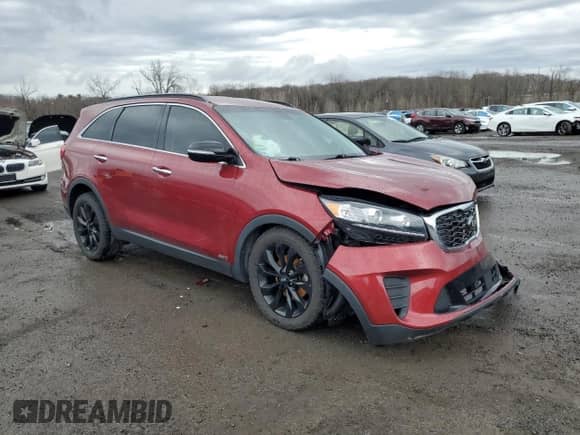 2020 Kia Sorento S with VIN 5XYPGDA56LG694543, listed as a Copart auction lot 47015775 with 61,135 mi miles and Salvage title. Bid and sale history available at DreamBid. Image 4.