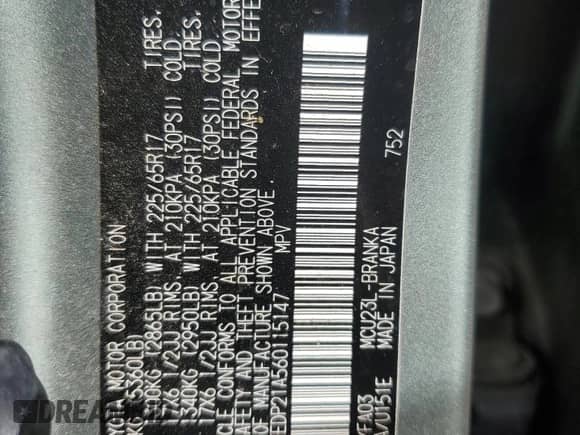 2006 Toyota Highlander Limited with VIN JTEDP21A560115147, listed as a Copart auction lot 90223095 with 222,350 mi miles and Salvage title. Bid and sale history available at DreamBid. Image 13.