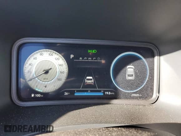 2023 Hyundai Kona с VIN KM8KH3AC0PU008061, выставлен на аукционе Copart как лот 85089534 с пробегом 29 820 миль миль и Списание • Salvage title. История ставок и продаж доступна на DreamBid. Изображение 9.