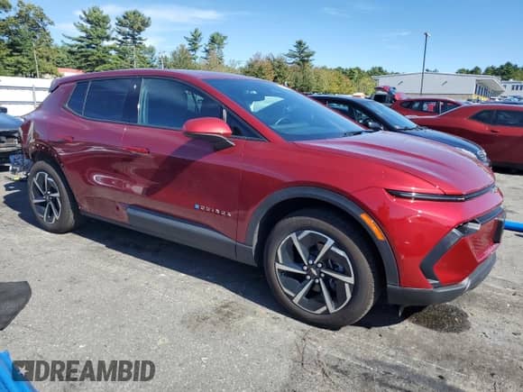2025 Chevrolet Equinox EV LT with VIN 3GN7DLRR4SS151030, listed as a Copart auction lot 84456785 with 7,719 mi miles and Salvage title. Bid and sale history available at DreamBid. Image 4.