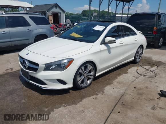 2017 Mercedes-Benz CLA 250 with VIN WDDSJ4GB8HN428052, listed as a IAAI auction lot 42744674 with 76,555 mi miles and . Bid and sale history available at DreamBid. Image 2.