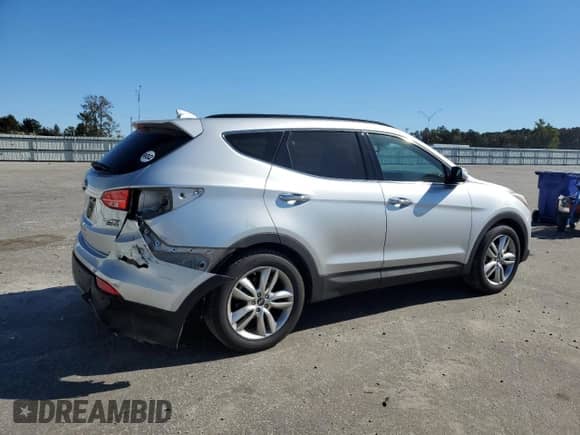 2015 Hyundai Santa Fe with VIN 5XYZWDLA2FG275552, listed as a Copart auction lot 87177805 with 188,947 mi miles and Salvage title. Bid and sale history available at DreamBid. Image 3.