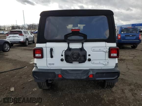 2022 Jeep Wrangler Unlimited Sahara Altitude с VIN 1C4HJXEG6NW255481, выставлен на аукционе Copart как лот 79455774 с пробегом 7 732 миль миль и Списание • Salvage title. История ставок и продаж доступна на DreamBid. Изображение 6.