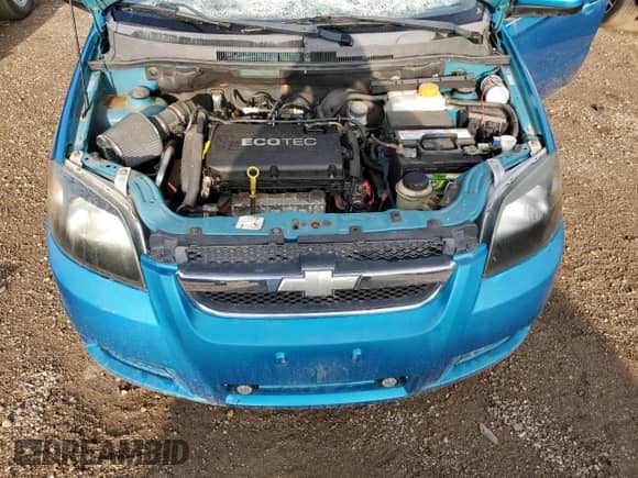 2009 Chevrolet Aveo 1LT with VIN KL1TD56E09B355521, listed as a Copart auction lot 81240995 with 159,686 mi miles and Salvage title. Bid and sale history available at DreamBid. Image 11.