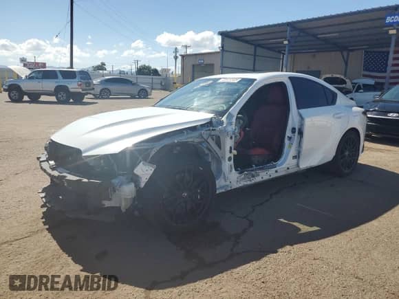 2023 Lexus IS 500 F Sport Performance Premium z VIN JTHAP1D25P5002985, wystawiony jako Copart lot #86658805 z przebiegiem 61 282 mil mil oraz Czysty tytuł • Clean title. Historia ofert i sprzedaży dostępna na DreamBid. Obrazek 1.