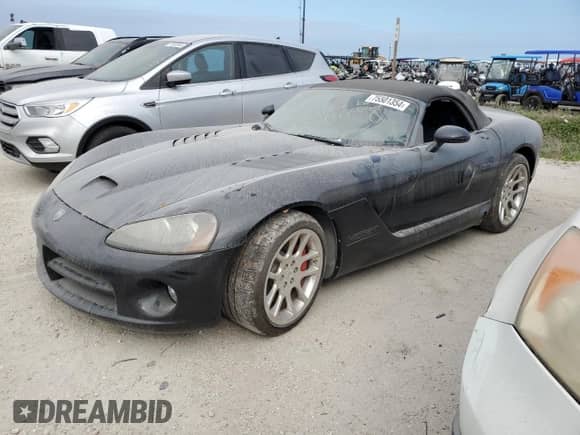 2005 Dodge Viper SRT-10 with VIN 1B3JZ65Z65V501376, listed as a Copart auction lot 75501354 with Not provided miles and Non repairable. Bid and sale history available at DreamBid. Image 1.