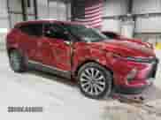 2024 Chevrolet Blazer Premier with VIN 3GNKBLR46RS176901, listed as a Copart auction lot 48924245 with 11,309 mi miles and Salvage title. Bid and sale history available at DreamBid. Image 4.