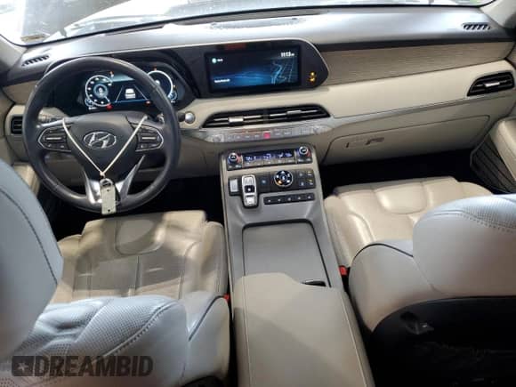 2022 Hyundai Palisade Limited with VIN KM8R5DHEXNU336752, listed as a Copart auction lot 71673035 with 91,667 mi miles and Salvage title. Bid and sale history available at DreamBid. Image 8.