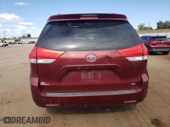 2013 Toyota Sienna LE AAS with VIN 5TDKK3DC0DS350143, listed as a Copart auction lot 89812465 with 162,463 mi miles and Clean title. Bid and sale history available at DreamBid. Image 6.