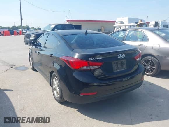 2014 Hyundai Elantra Limited with VIN KMHDH4AE1EU093747, listed as a IAAI auction lot 43034155 with 180,629 mi miles and . Bid and sale history available at DreamBid. Image 3.