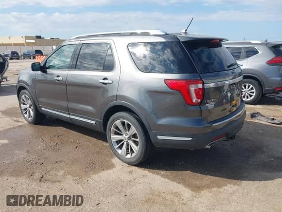 2018 Ford Explorer Limited z VIN 1FM5K7F87JGA70833, wystawiony jako IAAI lot #43398215 z przebiegiem 80 394 mil mil oraz . Historia ofert i sprzedaży dostępna na DreamBid. Obrazek 3.