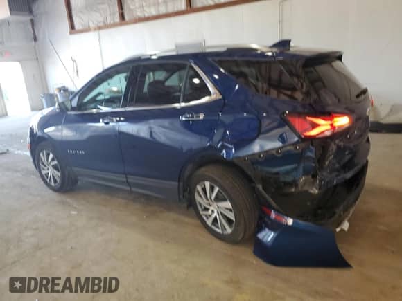 2022 Chevrolet Equinox Premier z VIN 3GNAXNEVXNS204877, wystawiony jako Copart lot #63027055 z przebiegiem 15 709 mil mil oraz Szkoda całkowita • Salvage title. Historia ofert i sprzedaży dostępna na DreamBid. Obrazek 2.