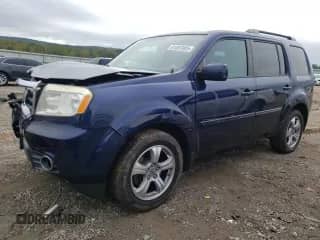 2014 Honda Pilot EX-L with VIN 5FNYF4H55EB039314, listed as a Copart auction lot 81097085 with 130,285 mi miles and Salvage title. Bid and sale history available at DreamBid. Image 1.