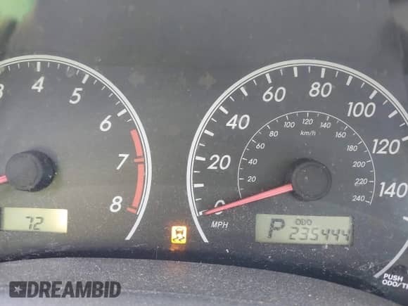 2011 Toyota Corolla S with VIN 2T1BU4EE5BC600448, listed as a IAAI auction lot 43297900 with 235,444 mi miles and . Bid and sale history available at DreamBid. Image 7.